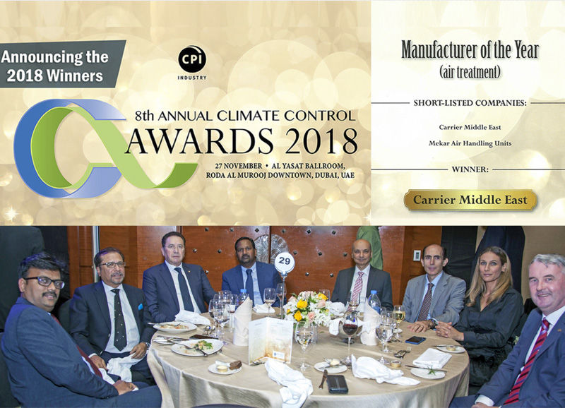 Mekar partecipa al Climate Control Awards e raggiunge la 2' posizione